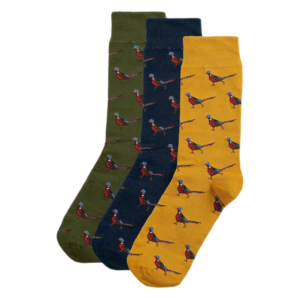 Barbour Pheasant Socks Gift Box